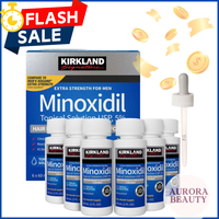 Kirkland Minoxidil 5% Extra Strength for Men Hair Regrowth Solution Hair Care - Perfect forHoliday Season beard care Daily Co...