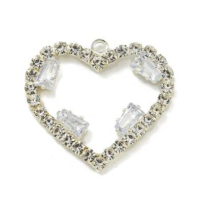 Brass Rhinestone Pendants