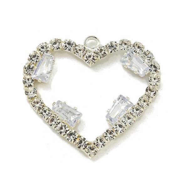 Brass Rhinestone Pendants