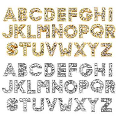2 Sets 2 Styles Eco-Friendly Zinc Alloy Slide Charms