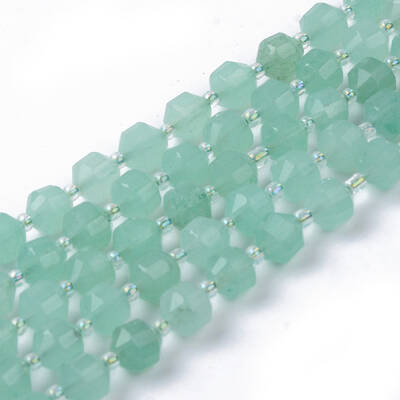 Natural Green Aventurine Beads Strands