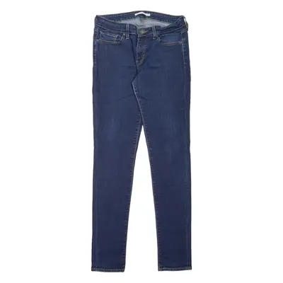 LEVI'S 711 Womens Jeans Blue Slim Skinny W29 L32