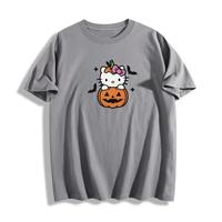【FaddishDeal】 Hello Kitty Women's short sleeve, Hello Kitty, round neck casual top, loose, versatile Shortsleeve Crewneck...