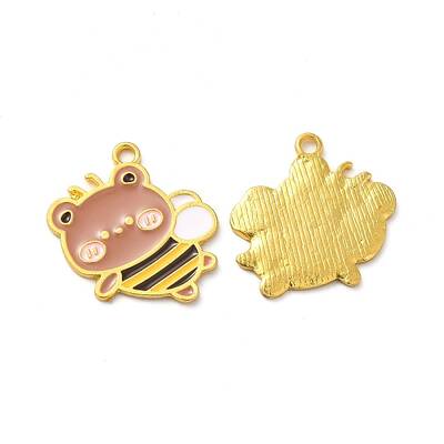 Rack Plating Alloy Enamel Pendants