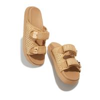 Santorini Getaway Chunky Slip On Sandals - Nude