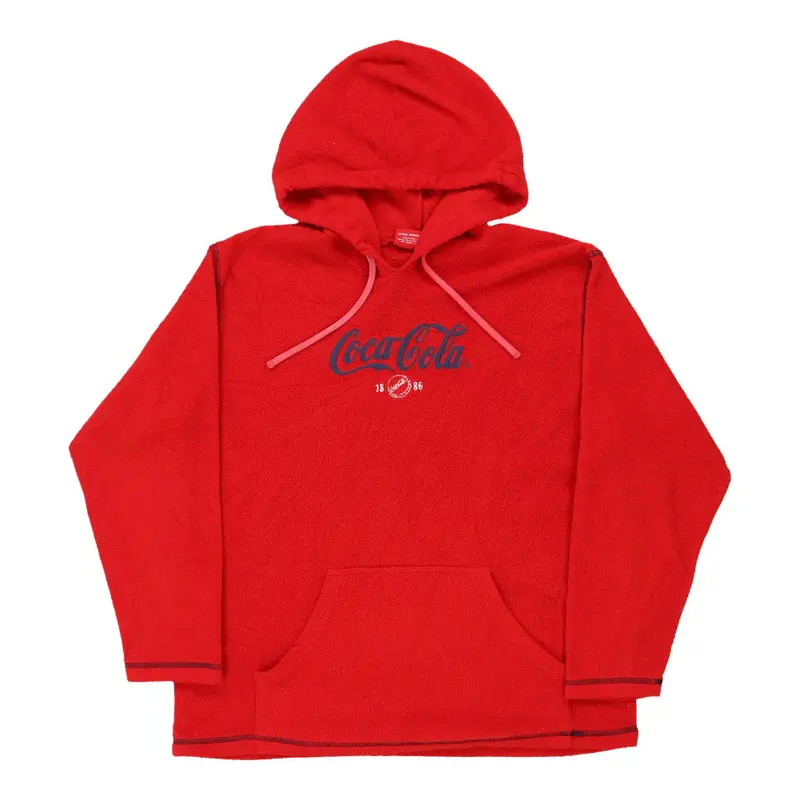 Coca-Cola Fleece - Large Red Polyester
