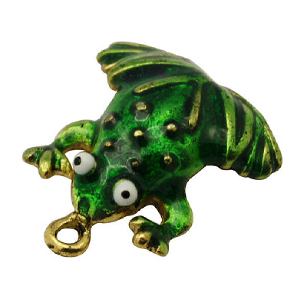Brass Enamel Pendants