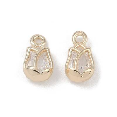 Brass with Glass Pendants