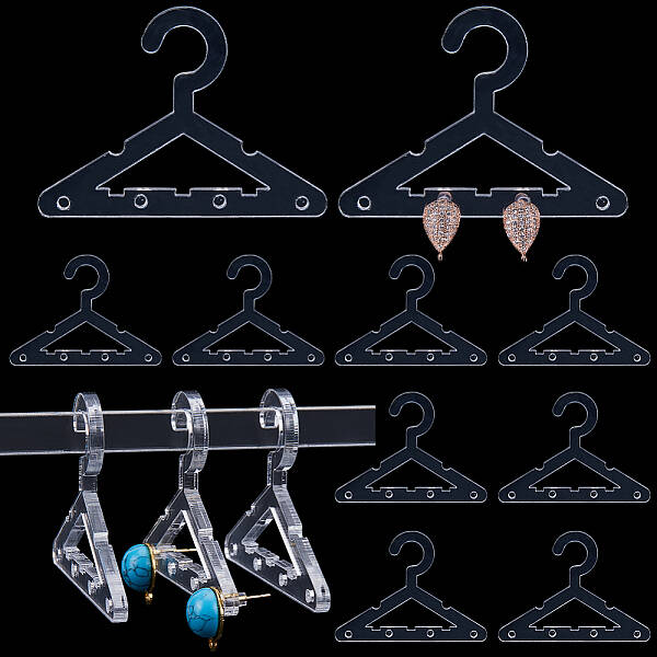 50Pcs Mini Acrylic Hangers for Earring Display