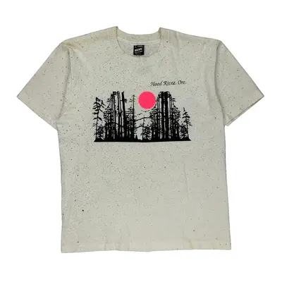 Hood River, Ore. Fruit Of The Loom Graphic T-Shirt - Large Cream Cotton Blend