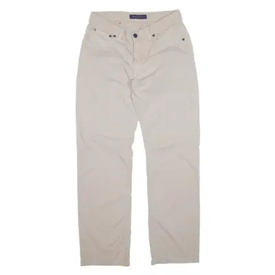 TRUSSARDI JEANS Trousers Beige Regular Straight Womens W31 L29