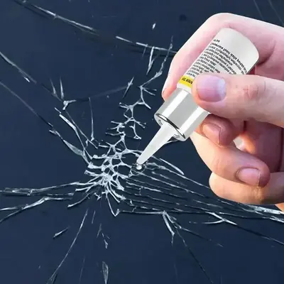 Car Windshield Crack Repair Kit, 1 Set Car Windshield Crack Repair Tool, Professional Car Window Repair Tool, Car Window Repa...