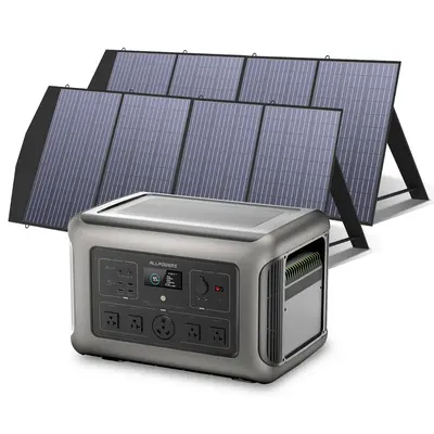 ALLPOWERS Solar Generator Kit 3200W Power Station 200W Solar Panel)