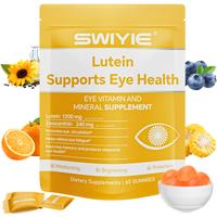 Swiyie Lutein & Zeaxanthin Gummies – Eye Health Supplement with Astaxanthin, Vitamin A C E – Blue Light Defense, Vision S...