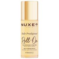 NUXE Huile Prodigieuse Multi-Purpose Dry Oil Roll-On with 7 Botanical Oils for Radiant Glow and Hydration, for Face, Body & H...