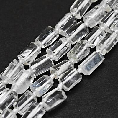 Natural Quartz Crystal Beads Strands