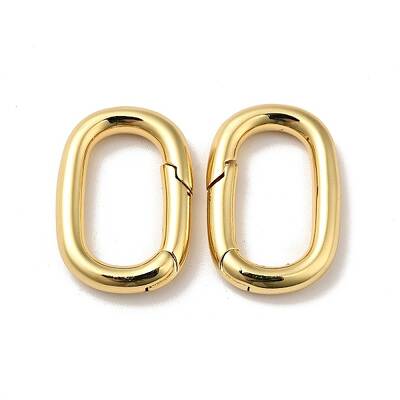 Brass Spring Gate Rings