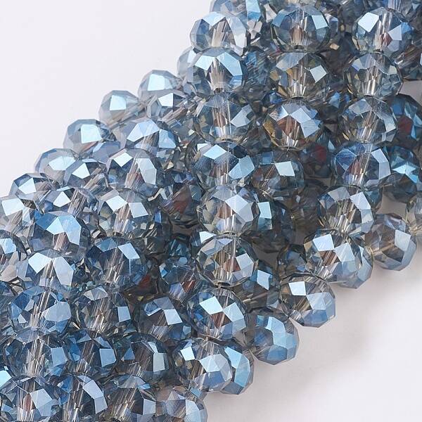 Electroplate Glass Beads Strands