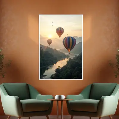Balloons Over Golden Valleys