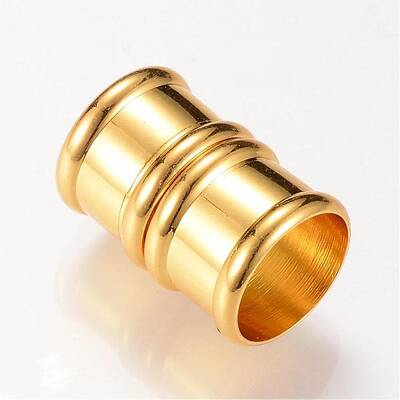 Brass Magnetic Clasps with Glue-in Ends