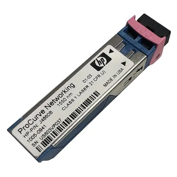 HP J4860B | ProCurve X121 1Gb/s 1000Base-LH Single-Mode Fibre 1550nm 70km Duplex LC Connector SFP (mini-GBIC) Transceiver Mod...