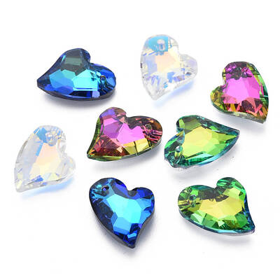 Electroplated Glass Pendants