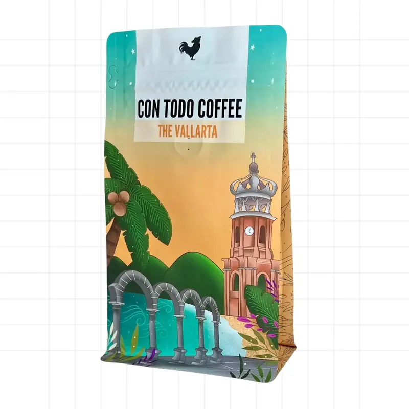 Medium/Dark Roast Coffee, Con Todo Coffee, The Vallarta