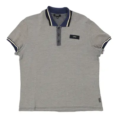 Costume National Polo Shirt - XL Grey Cotton