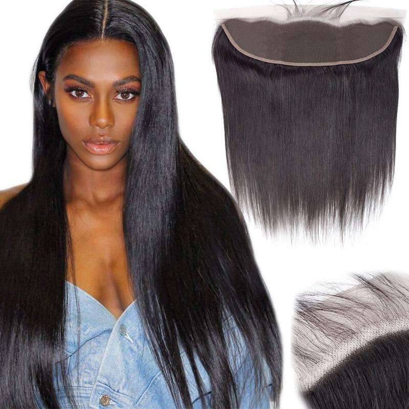 Unprocessed Human Straight Hair 13x4 HD & Transparent Lace Frontal