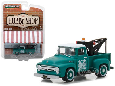 1956 Ford F-100 Green with Drop-in Tow Hook \