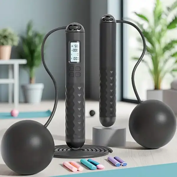 Speedaw Skipping Rope with Counter, Cordless Jump Rope - with Gravity Ball Cordless/Rope Dual Modes, Intelligent Adjustable D...