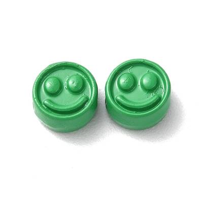 Spray Painted Alloy Beads