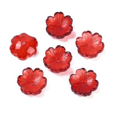 Transparent Spray Paint Glass Beads