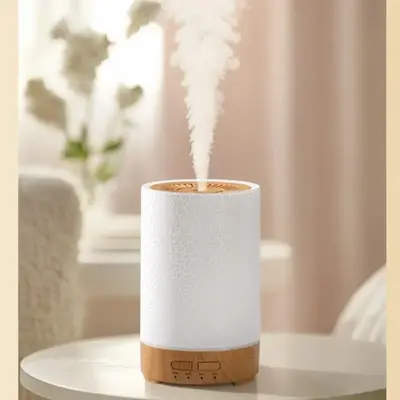 150ml Aroma Diffuser Aromatherapy for Home, USB Powered Ultrasonic Air Humidifier with 7 Color LED Light, Creative Mini Aroma...