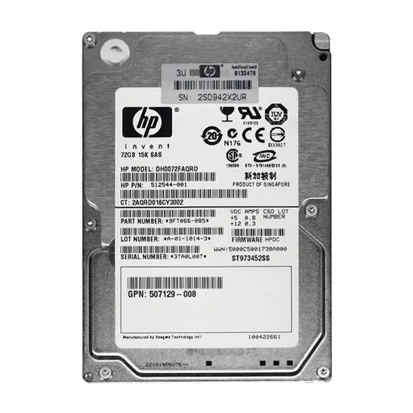 9FT066-085 Seagate 73GB 6Gb/s SAS 15000 2.5-inch 16MB Hard Drive