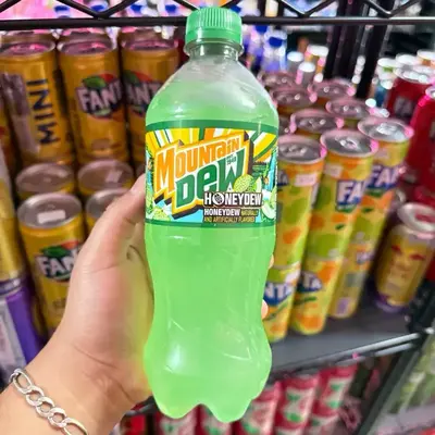 Mountain Dew Honeydew - 20 FL Oz Bottle, Refreshing Soda Drink with Honeydew Flavor Beverage
