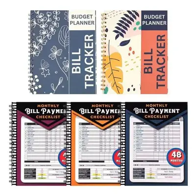 Bill Payment Tracker - Spiral Bound 960 Records for 4 Years, Bank Account Tracking, Debt Payoff Planning & Expense Tracking -...