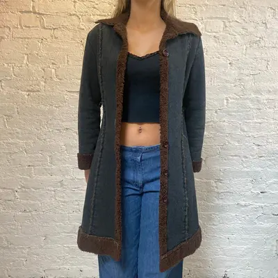 Unbranded Denim Jacket - Medium Blue Cotton Blend