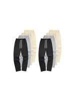 Men's Plain Drawstring Waist Sweatpants, Casual Regular Fit Elastic Waist Pocket Drawstring Menswear Pants, Athleisure Casual...