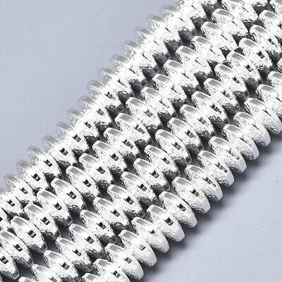 Electroplate Non-magnetic Synthetic Hematite Beads Strands