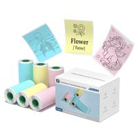 Jadens 2 inch Sticker Paper or Thermal Paper for JD21 Pocket Printer