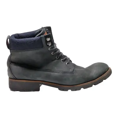 TOMMY HILFIGER Lace-Up Boots Blue Suede Mens UK 10