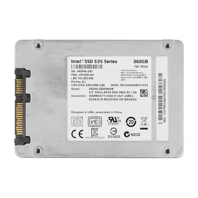 SSDSC2BW360H6R5 Intel 535 360GB Multi-Level Cell SATA 6Gb/s 2.5-Inch Solid State Drive