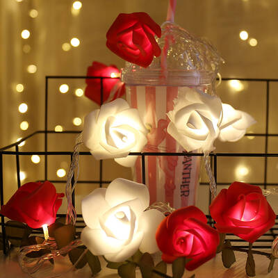 Flower Decoration With Lights Valentine's/ Proposal Romantic String-light Floral Decor