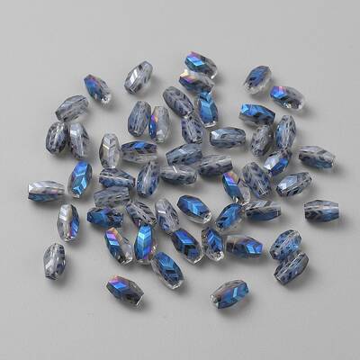 Transparent Electroplate Glass Beads