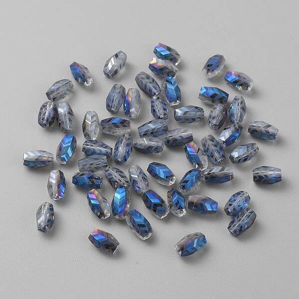 Transparent Electroplate Glass Beads
