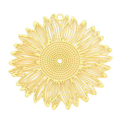 Brass Filigree Big Pendants