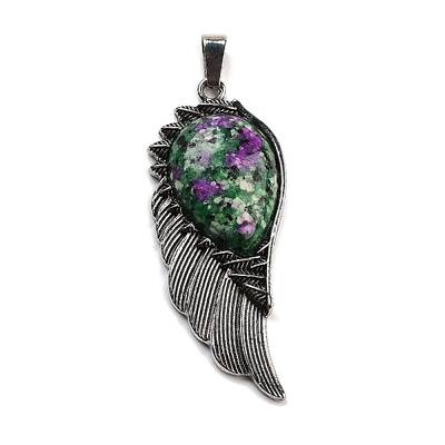 Natural Ruby in Zoisite Big Pendants