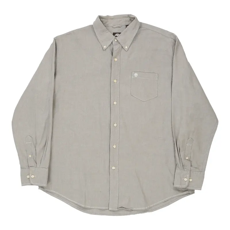 Timberland Shirt - XL Grey Cotton