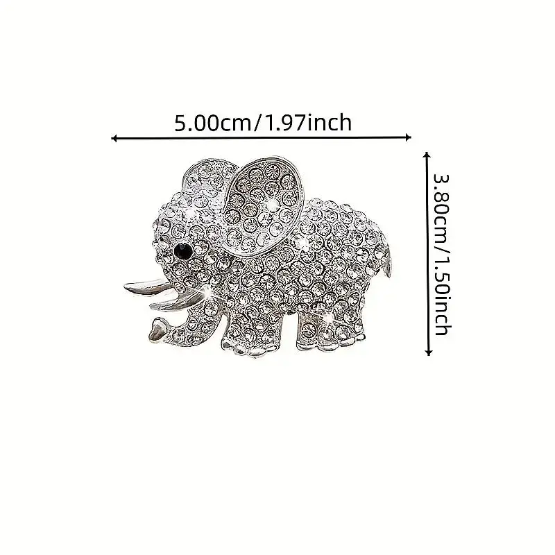 Car Air Fresheners for Air Vent, Rhinestone Decor Elephant Shaped Car Interior Air Outlet Decoration Clip, Car Accessories